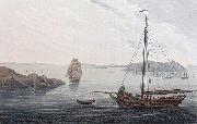 John William Edy Heliesund Harbour oil on canvas
